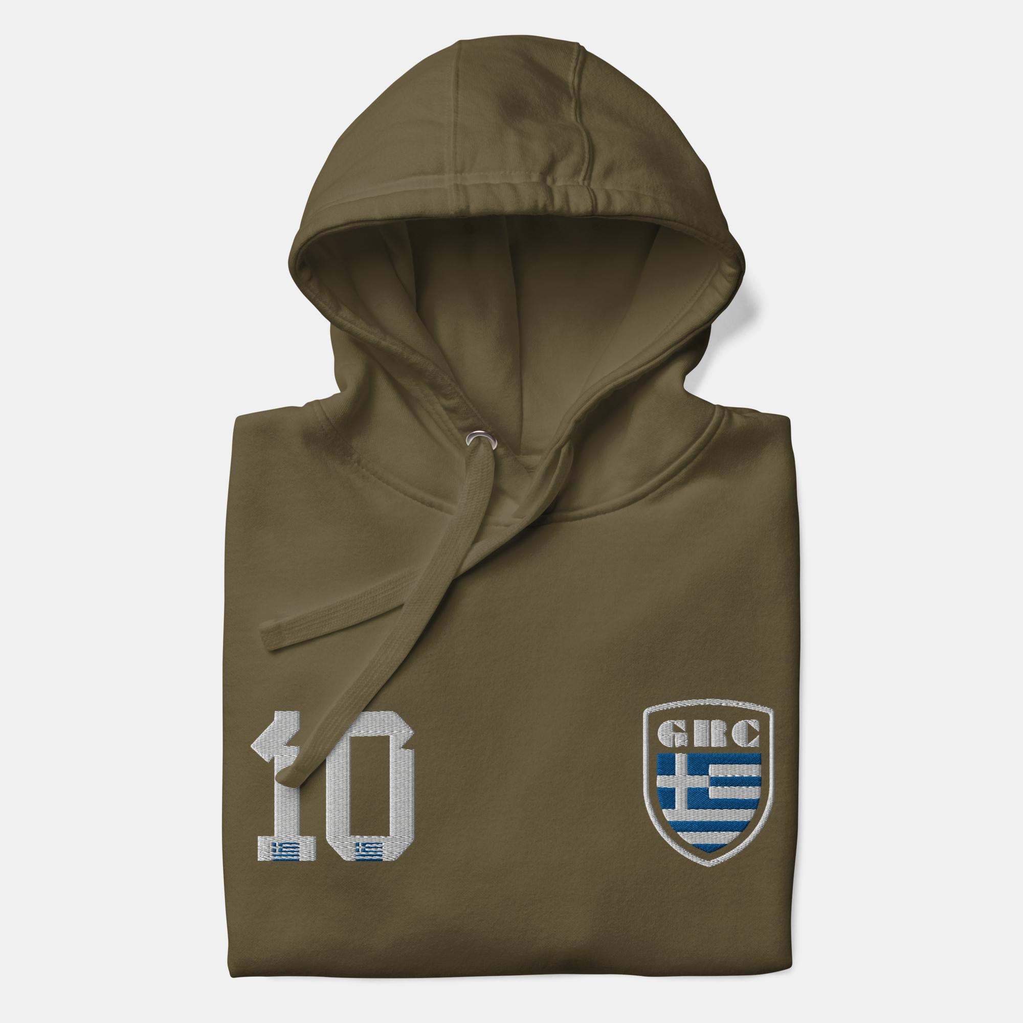 Greece Stitched Hoodie