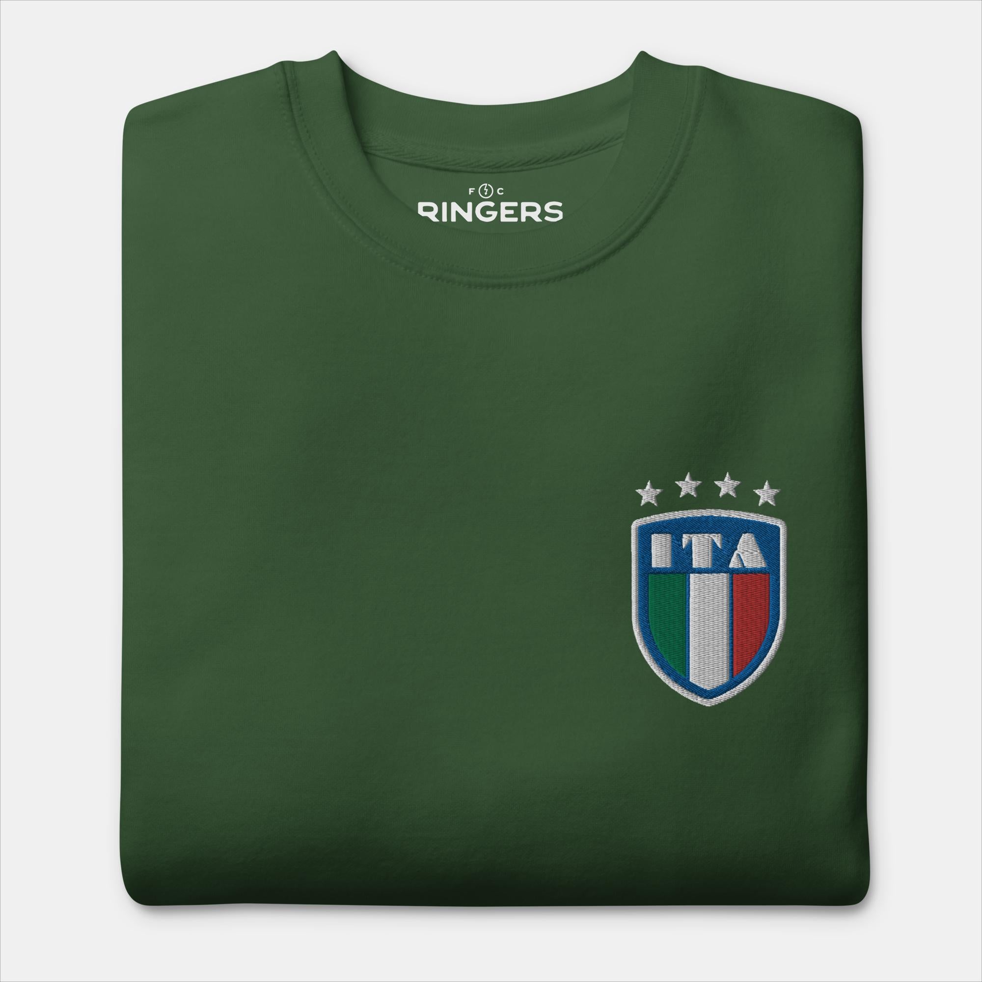 Italia Stitched Crest Sweatshirt